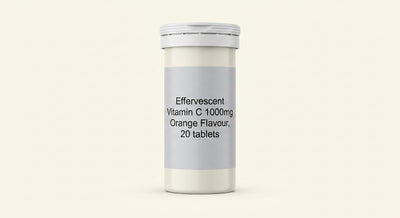 Holland & Barrett Holland & Barrett High Strength Effervescent Vitamin C 1000mg Orange Flavour Supplement 20 Tablets- Buy online at McGrocer
