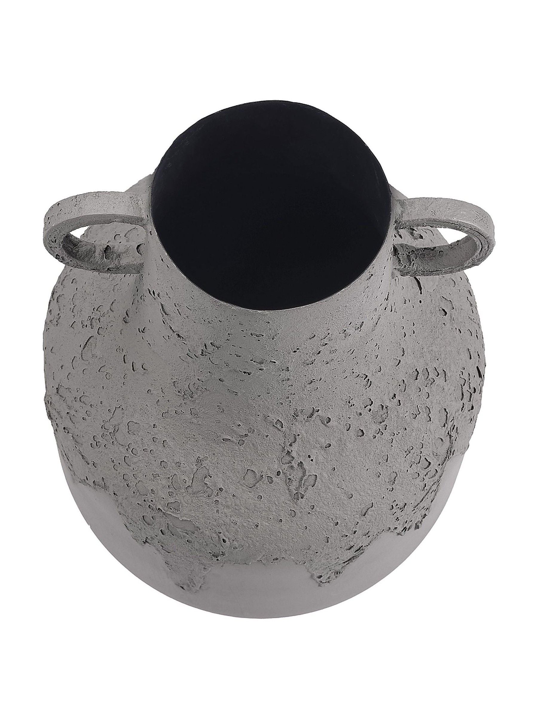 Libra Interiors Alora textured metal vase tall, imported from the UK