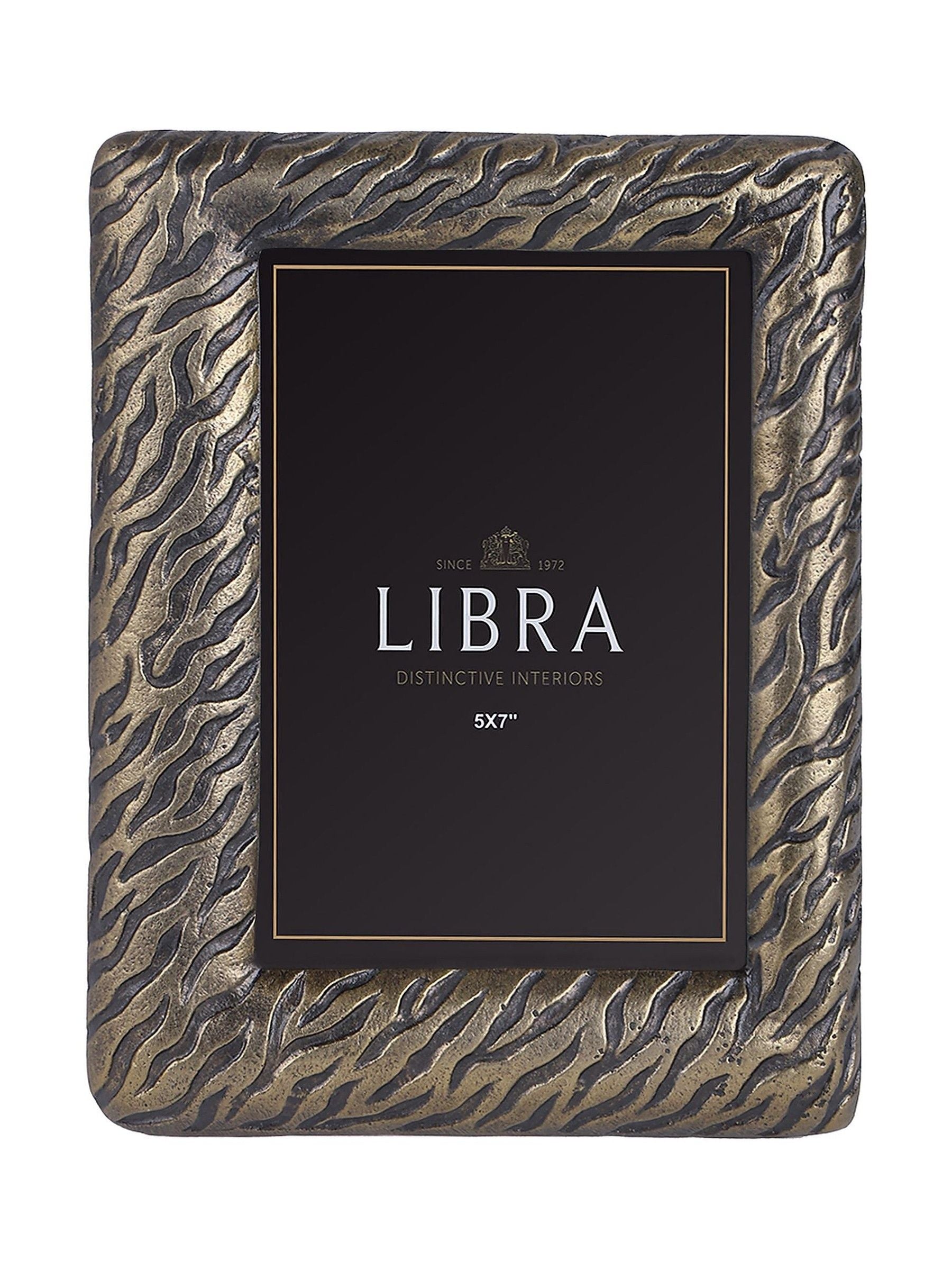 Libra Interiors Kavari tiger photo frame 5x7, UK version