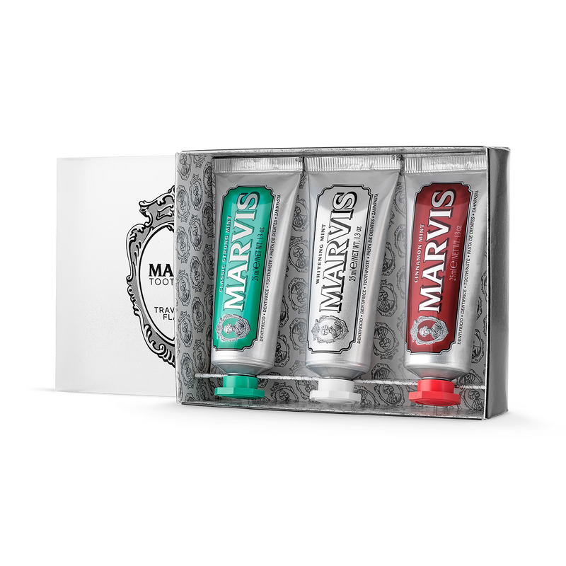 Marvis toothpaste trio 25ml travel set (British brand)