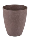 Libra Interiors tapered planter brown stonewash 25cm - British product
