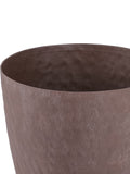 Libra Interiors tapered planter brown stonewash 25cm - British product