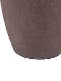 Libra Interiors tapered planter brown stonewash 25cm - British product