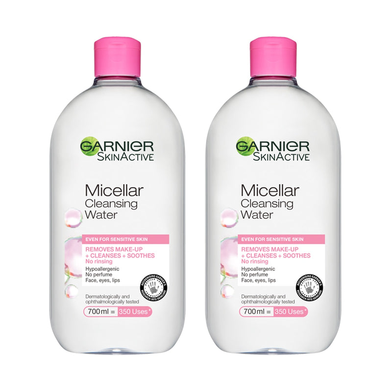 Garnier Micellar Cleansing Water 2 x 700ml, UK version