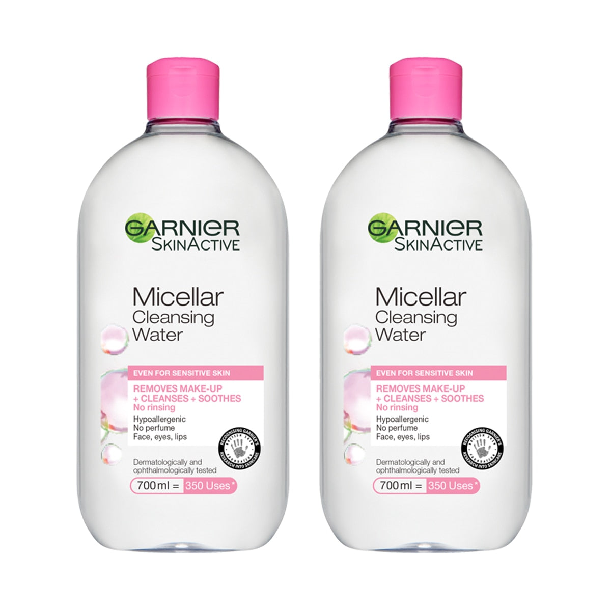 Garnier Micellar Cleansing Water 2 x 700ml, UK version