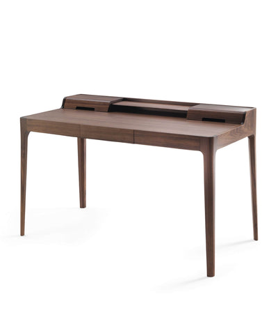 Harrods Porada Walnut Saffo Writing Desk- Buy online at McGrocer