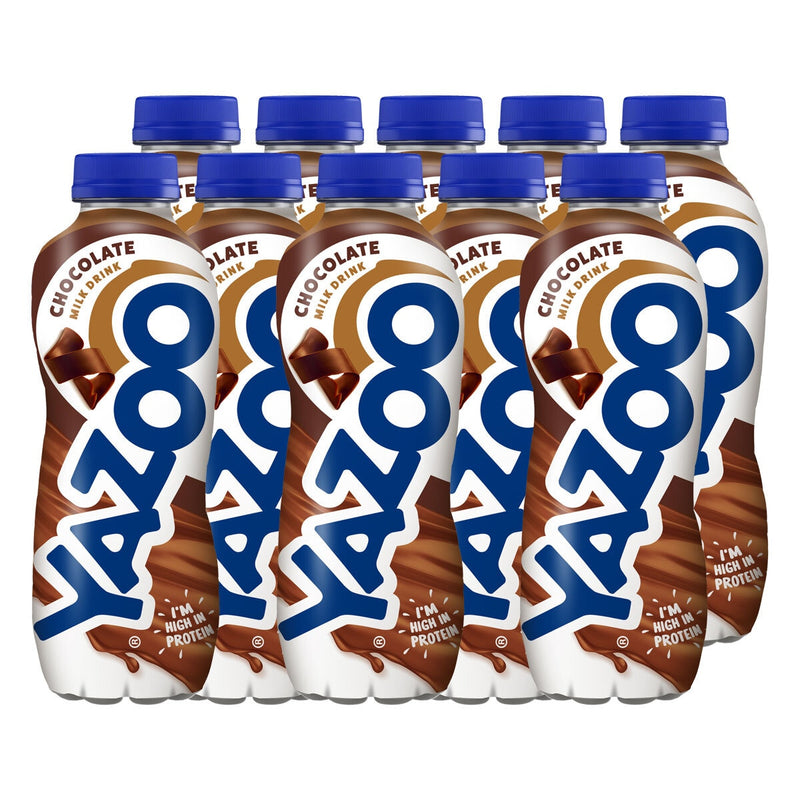 Yazoo Chocolate Milkshake 10 x 400ml (British brand)