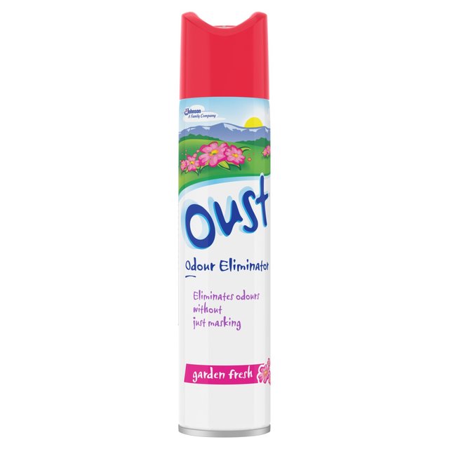 Oust Odour Eliminator Aerosol Garden Fresh Air Freshener   300ml