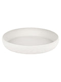 Libra Interiors Samui white stonewash round platter large - British product