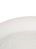 Libra Interiors Samui white stonewash round platter large - British product
