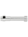 Chrome Stud Finial Extendable 35mm Curtain Pole Kit