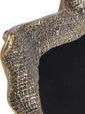 Libra Interiors antique brass gold molten weave photo frame 5x7 (British brand)