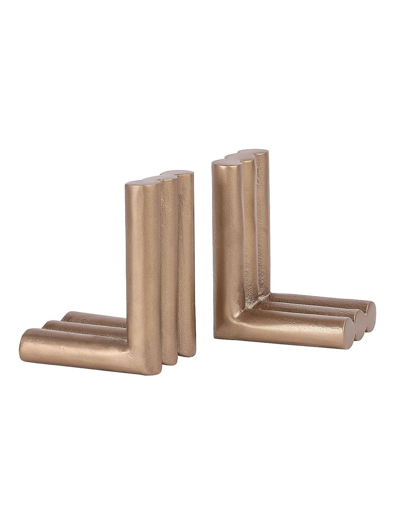 Libra Interiors antique brass bookends pair - British product