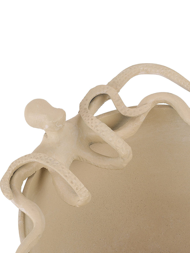 Libra Interiors beige octopus decorative bowl 29cm - British product