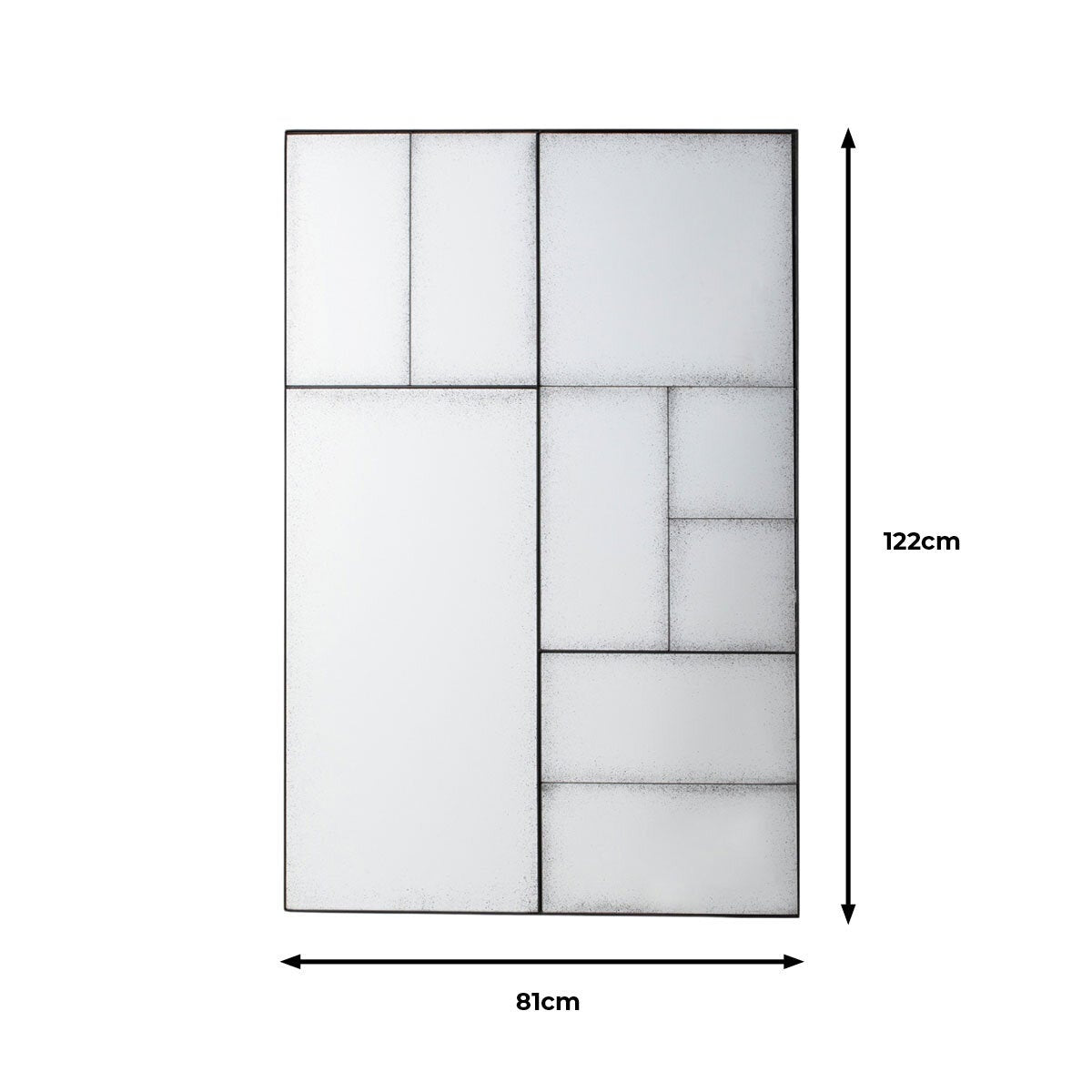 Gallery Broadheath mirror with antique finish 81x122cm (British brand)