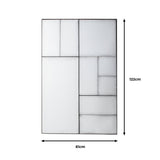 Gallery Broadheath mirror with antique finish 81x122cm (British brand)