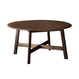 Gallery walnut round coffee table, imported from the UK