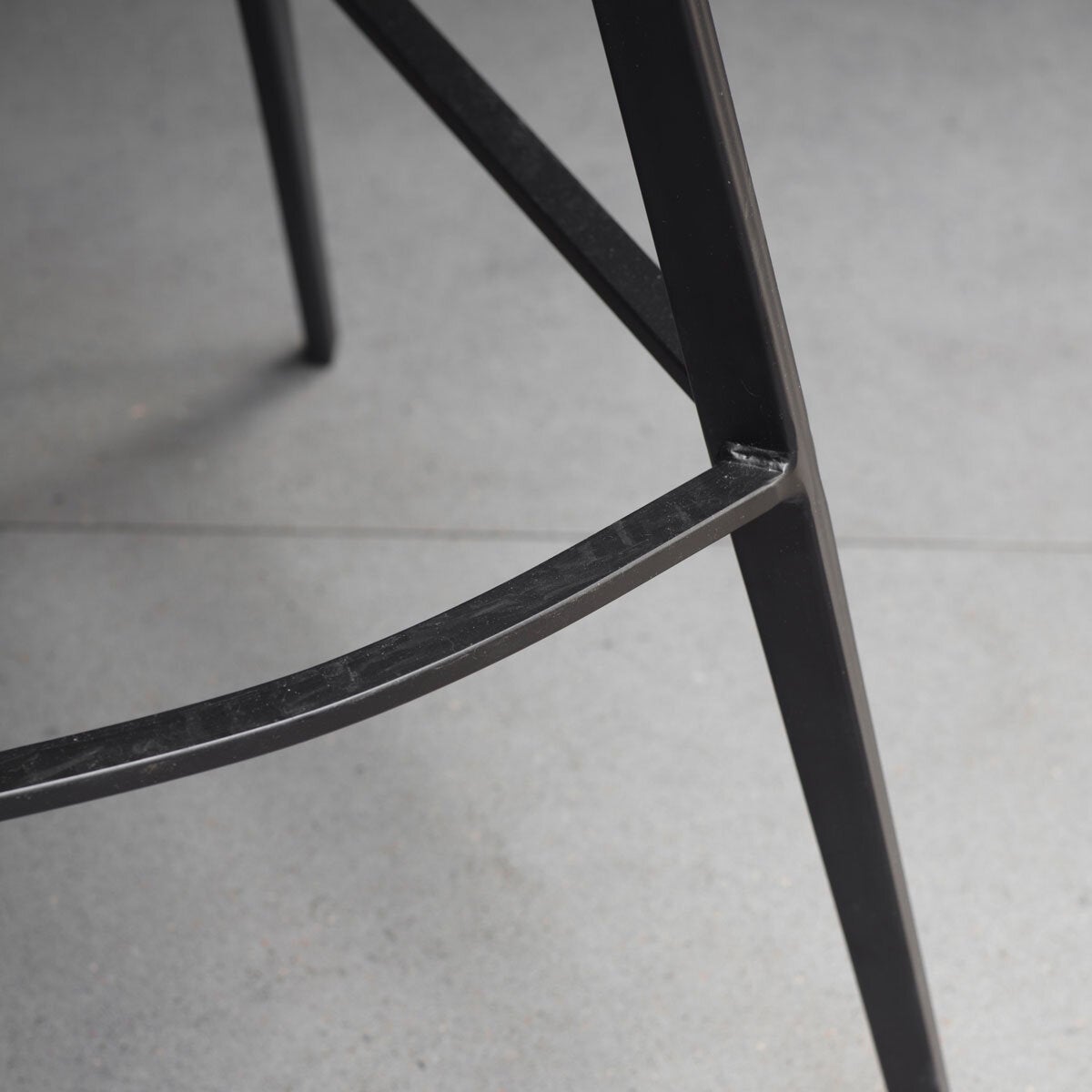 Gallery Henley grey faux leather bar stool 2 pack, UK version