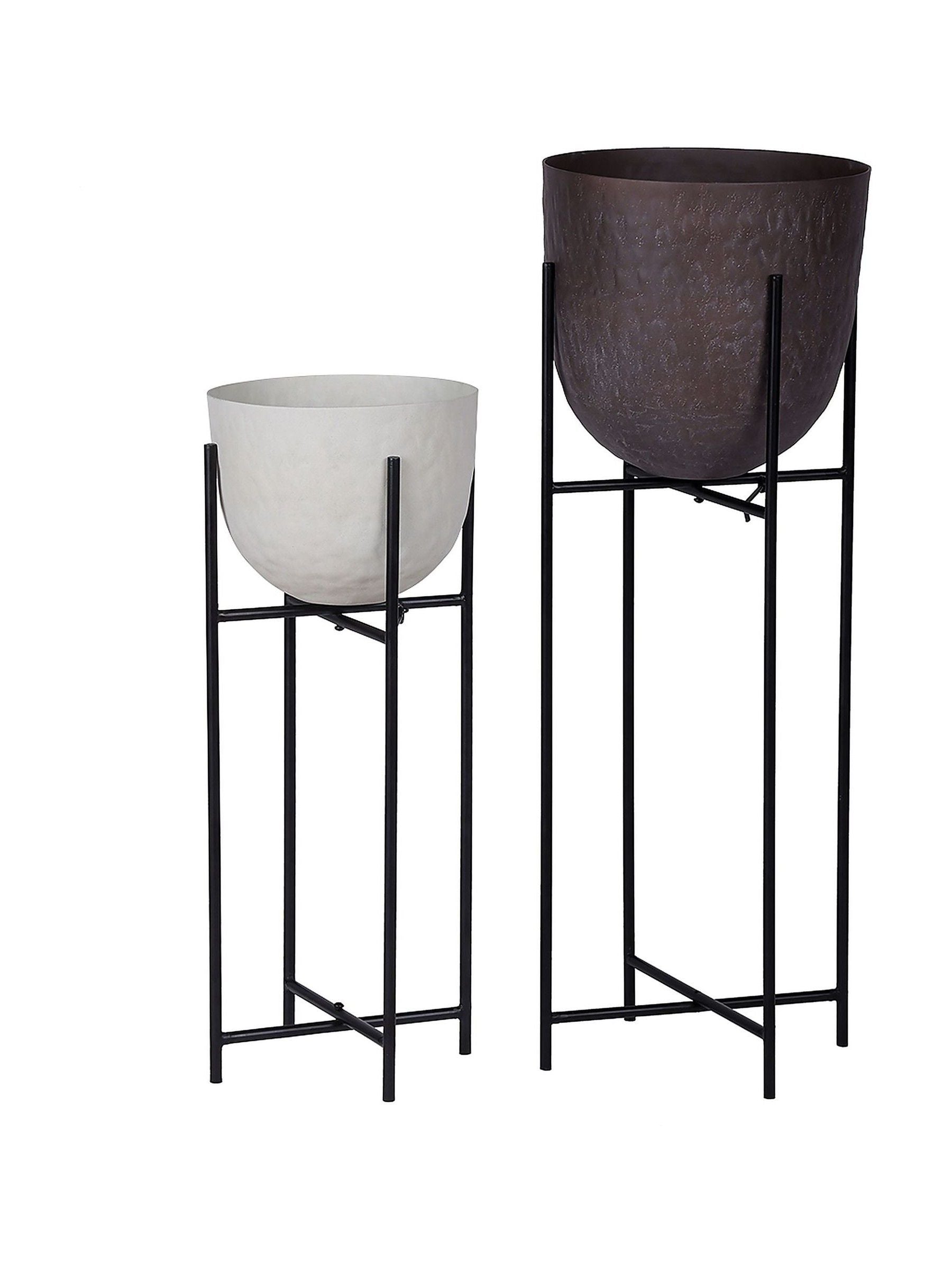 Libra Interiors Samui planter on stand 73cm - British product