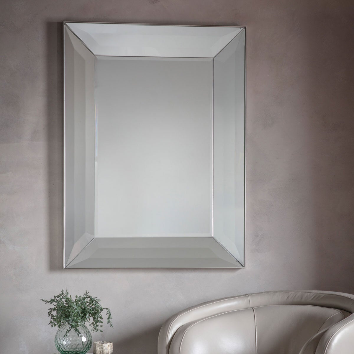 Gallery Ferrara rectangle mirror 91x122cm - British product