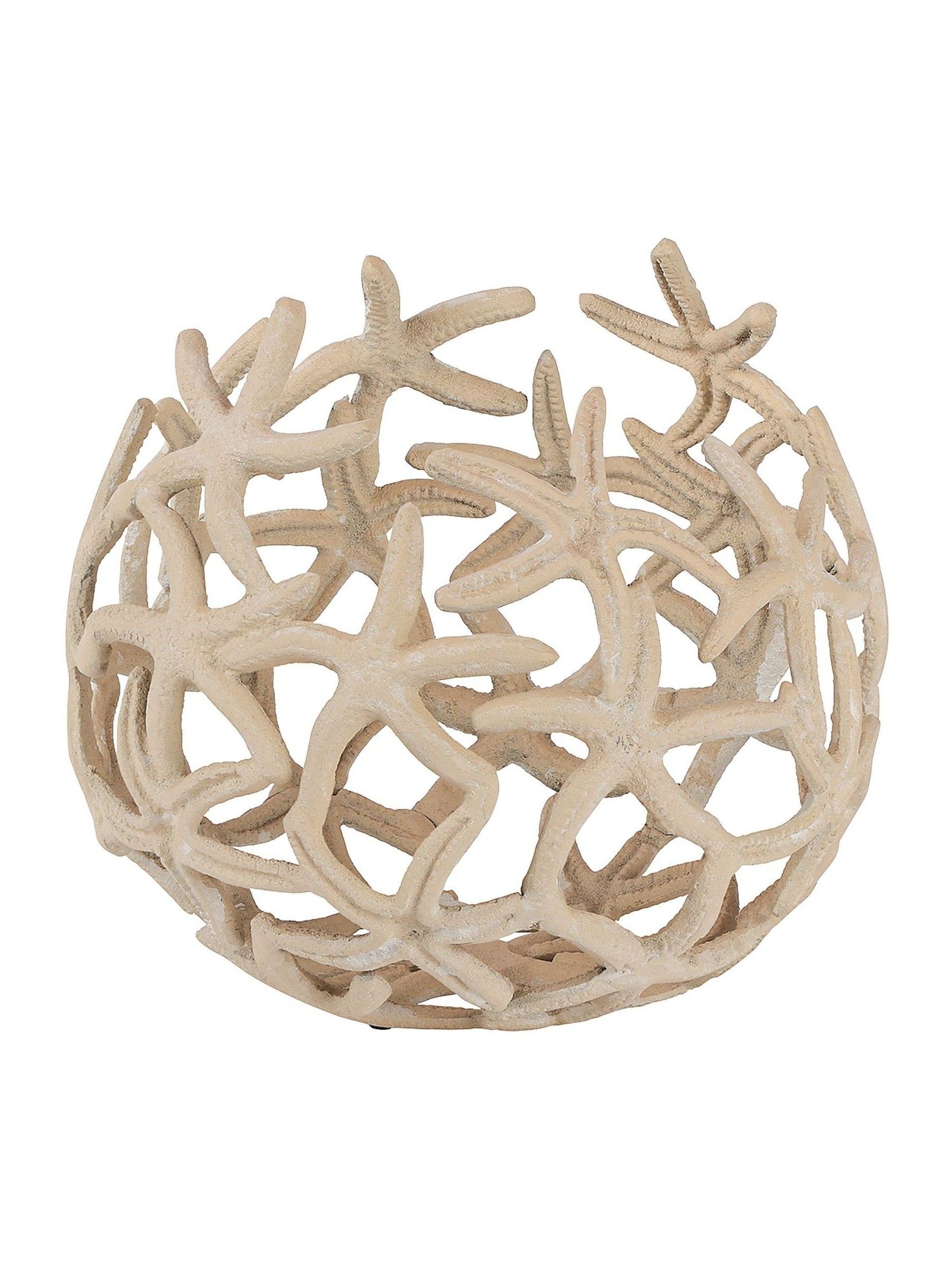 Libra Interiors beige stonewash starfish deep bowl, imported from the UK