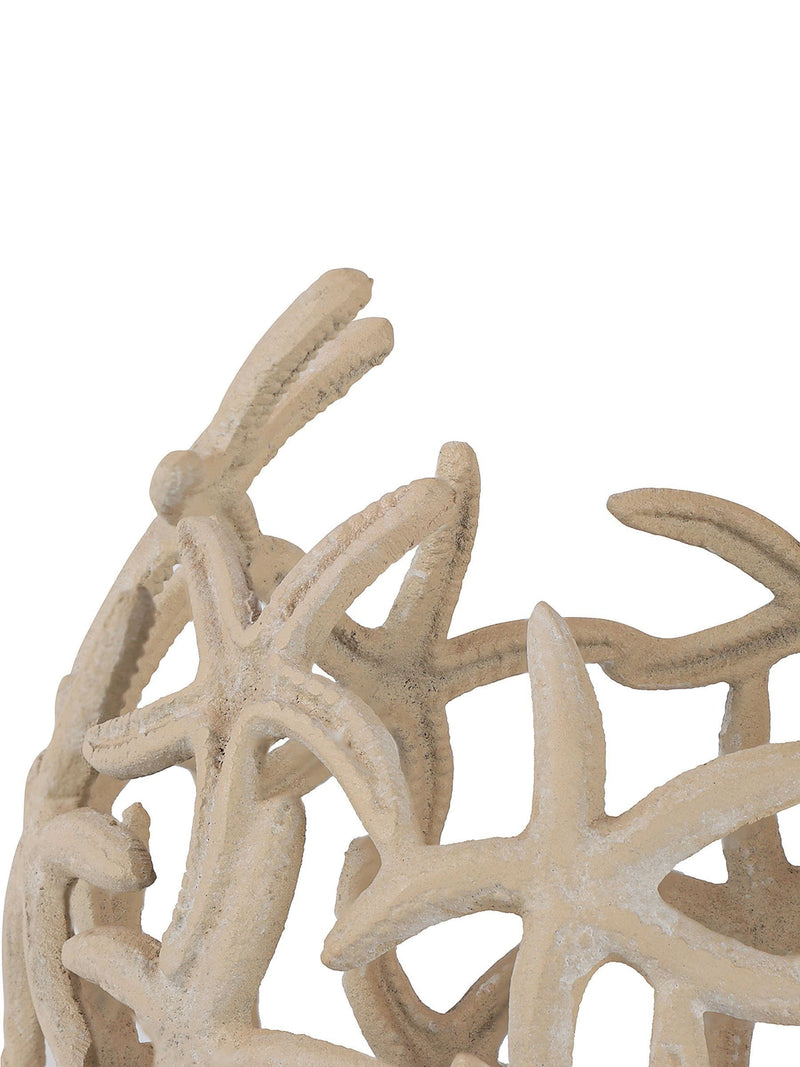 Libra Interiors beige stonewash starfish deep bowl, imported from the UK