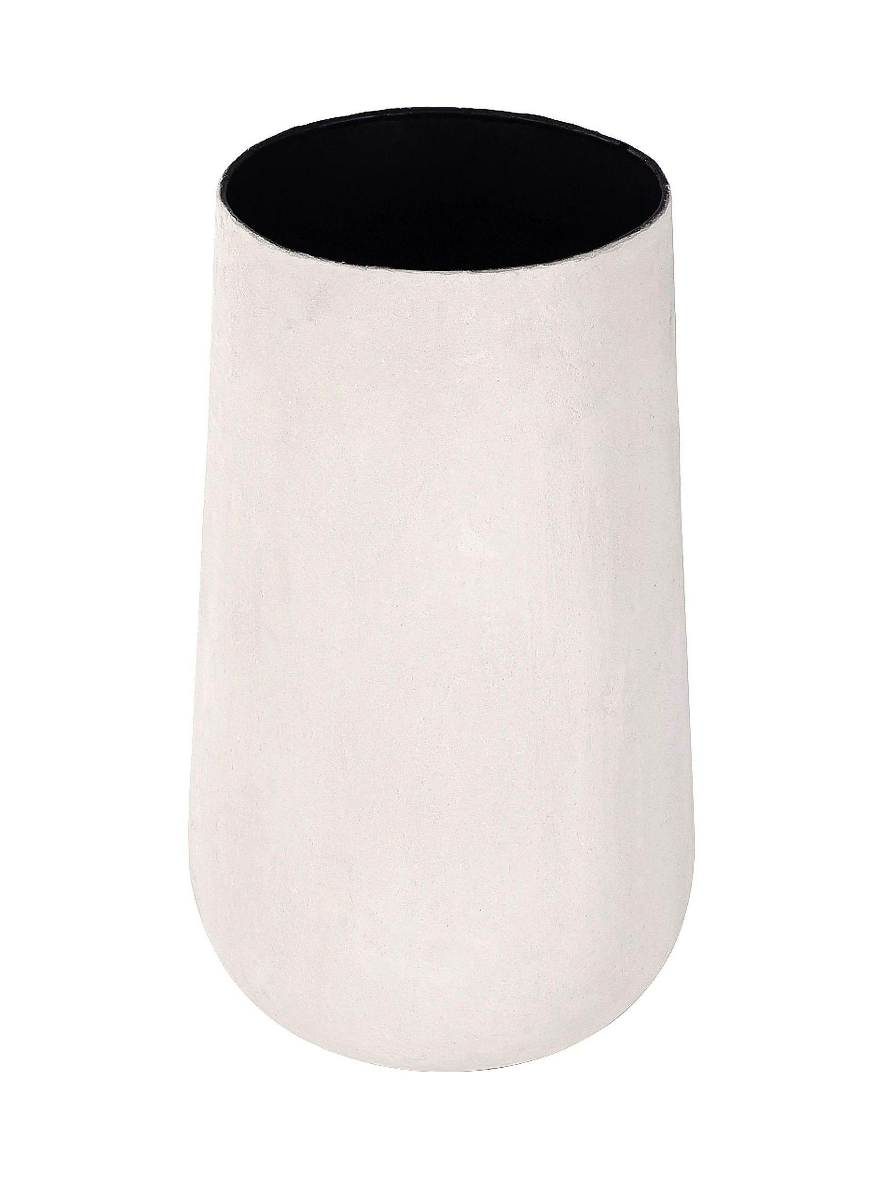 Libra Interiors Cream Terrane Tall Planter, imported from the UK
