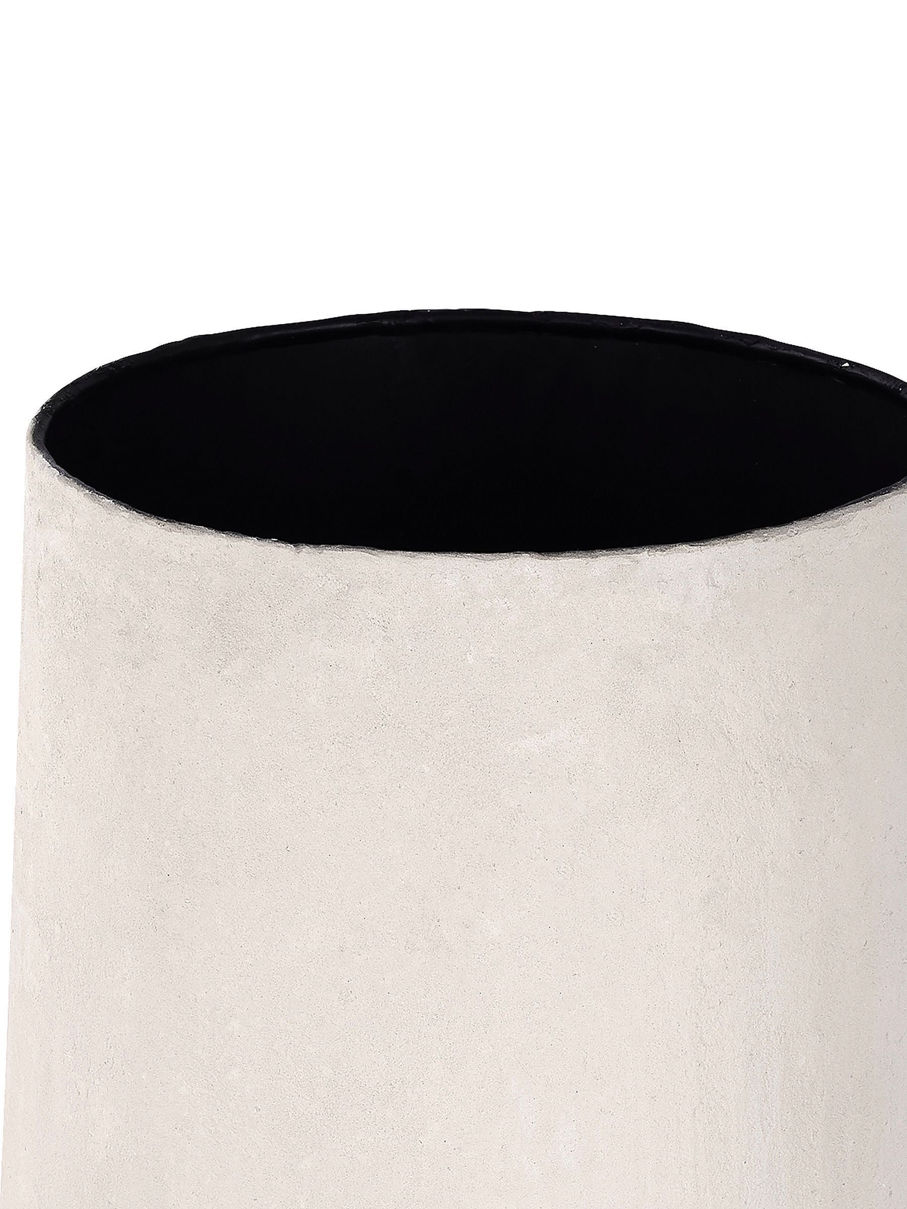 Libra Interiors Cream Terrane Tall Planter, imported from the UK