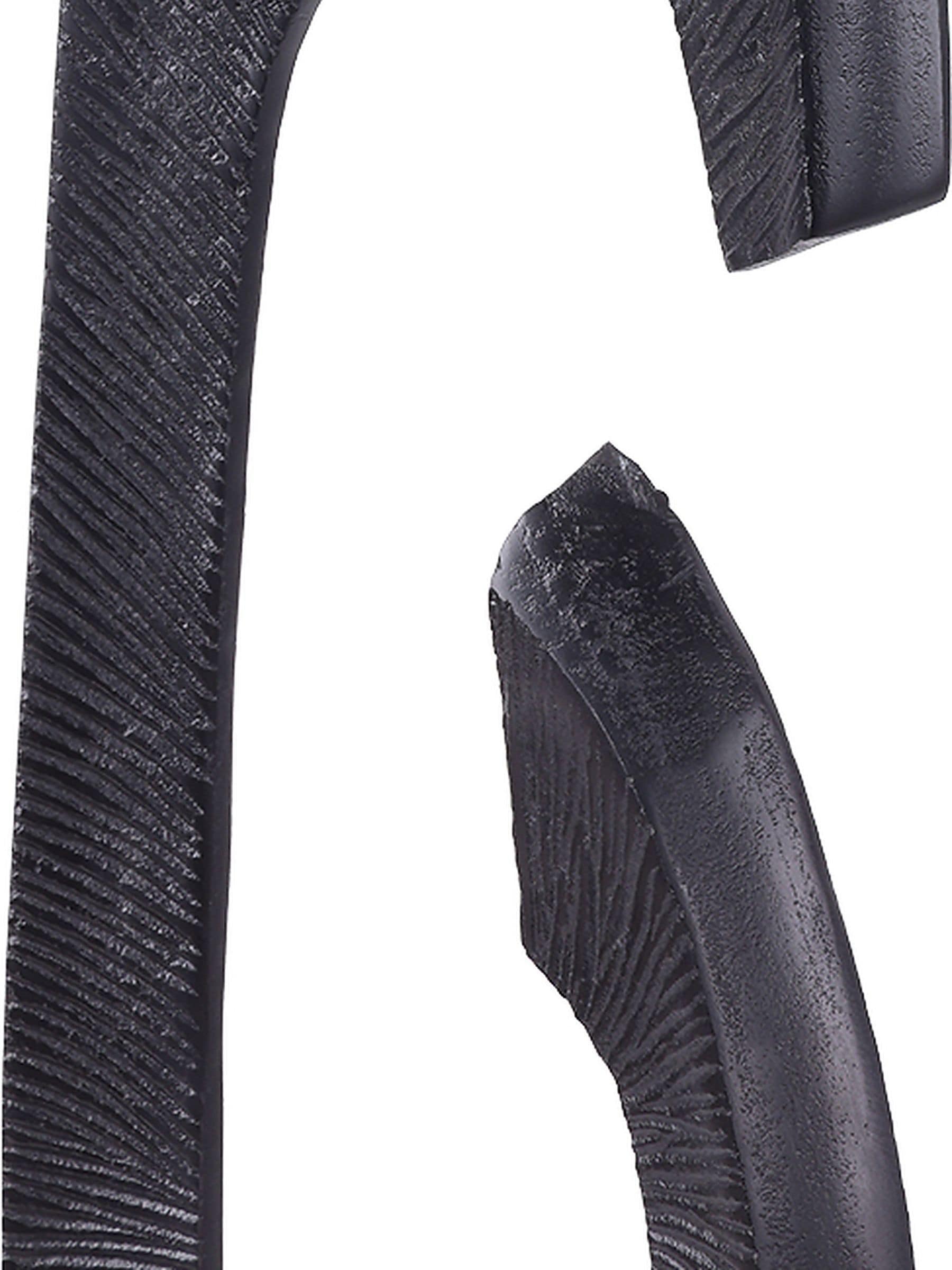 Libra Interiors Axis black aluminium sculpture 117cm - British product