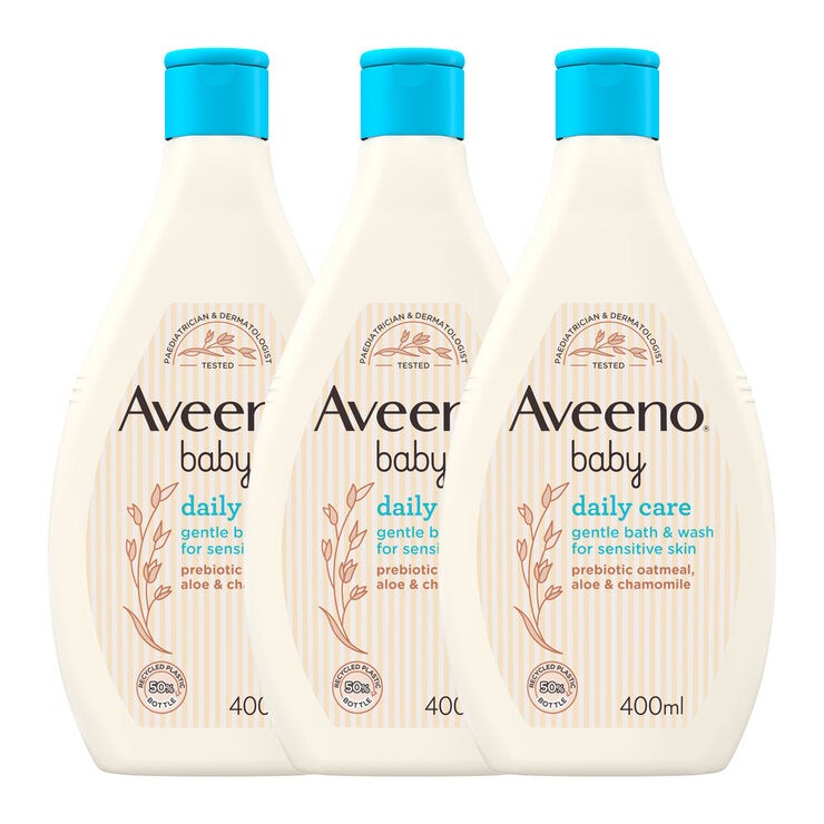 Aveeno Baby Hair & Body Wash 3 x 400ml - British product