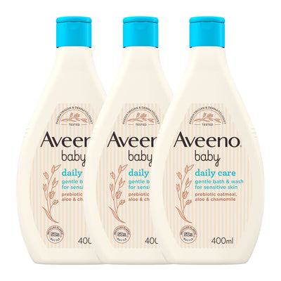 Aveeno Baby Hår- og Kroppsvask 3 x 400ml