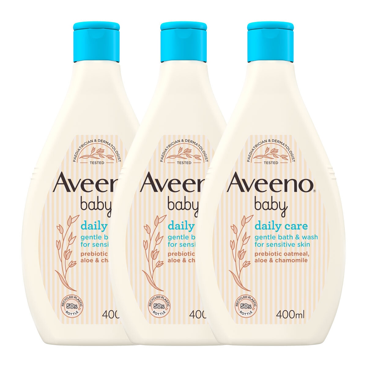 Aveeno Baby Hair & Body Wash 3 x 400ml - British product