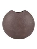 Libra Interiors Samui Moon Vase brown stonewash finish - British product