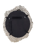 Libra Interiors Gold Miel cast aluminium small mirror (British brand)