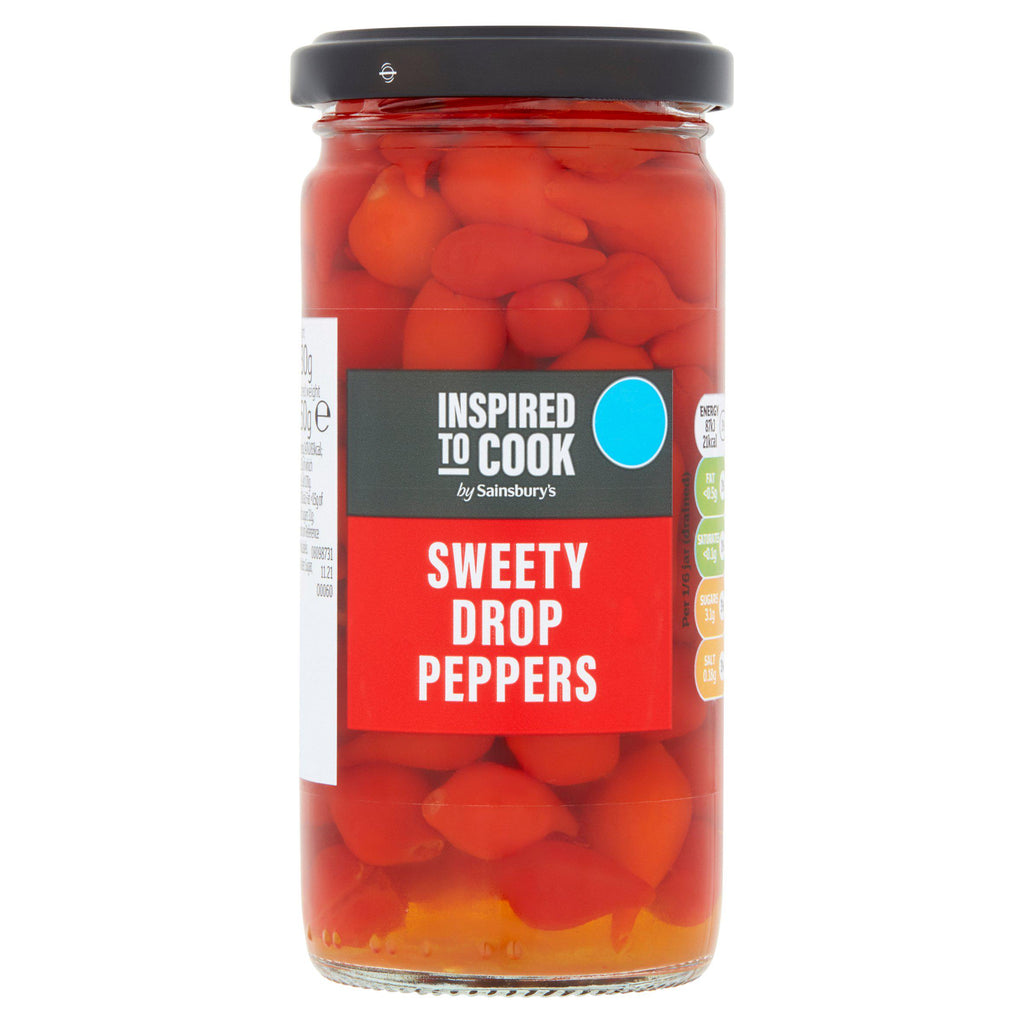 Sainsbury's Sweety Drop Peppers, Inspired to Cook 230g (150g*)