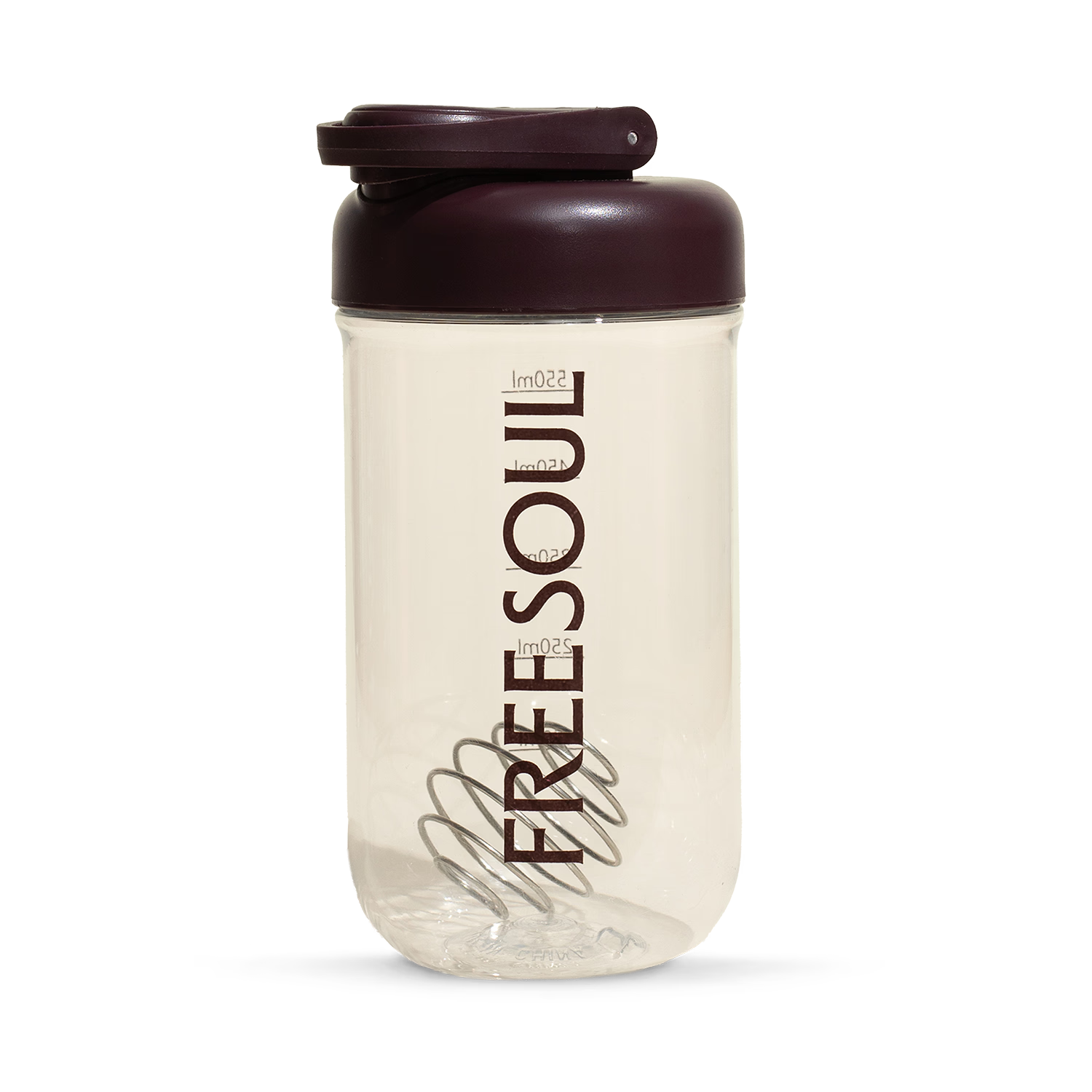 Free Soul Tritan shaker bottle garnet - British product