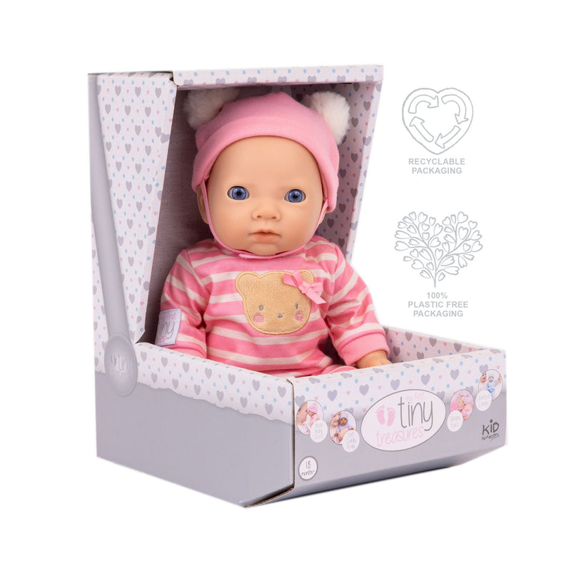 Tiny Treasures pink baby doll 14 inch (British brand)
