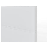GFW End Lift Double Faux Leather Ottoman Bed - White