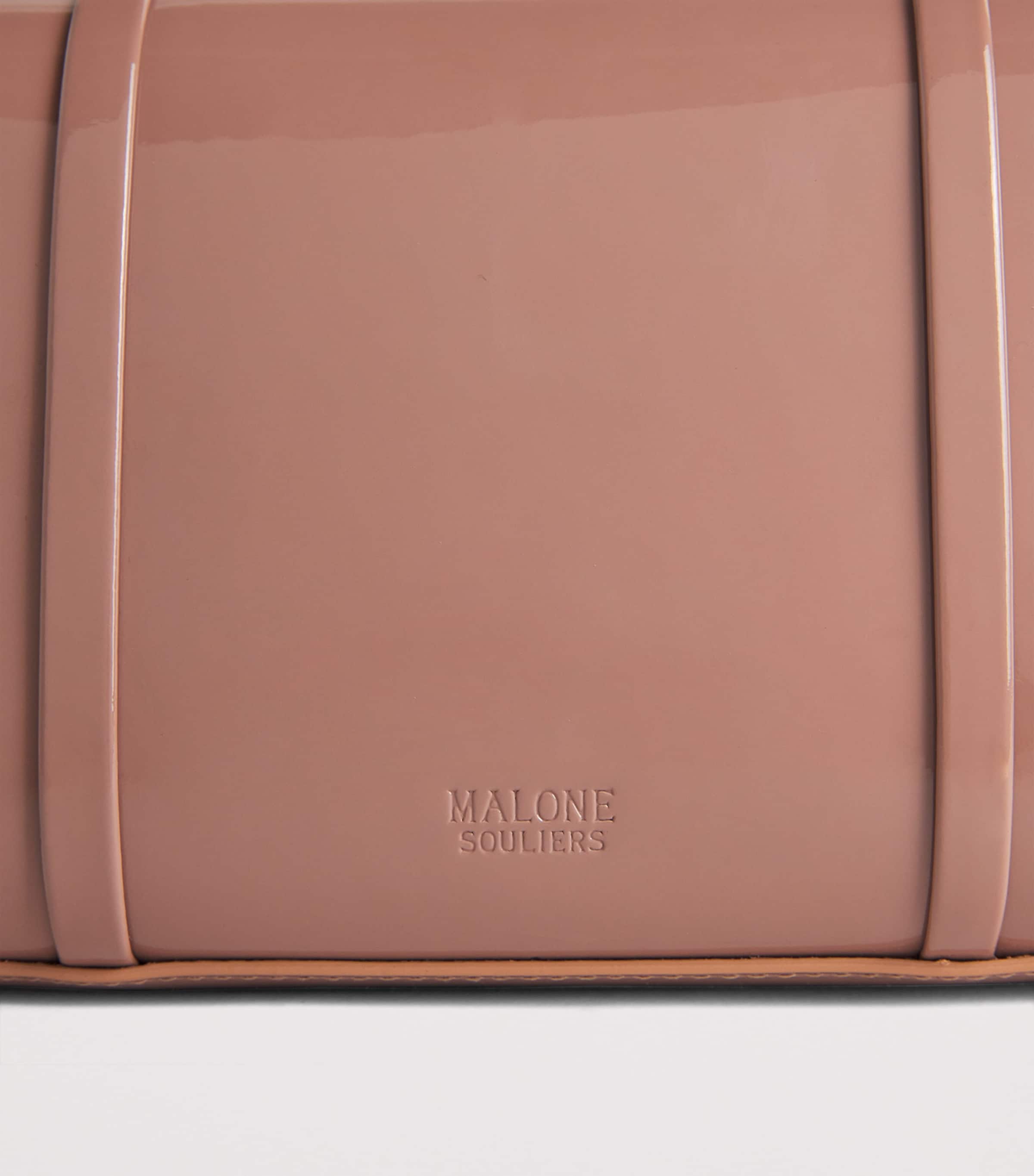 حقيبة Malone Souliers الصغيرة بمقبض علوي May من الجلد اللامع (علامة تجارية بريطانية)
