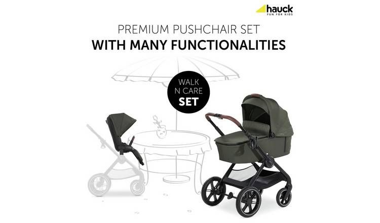 Hauck Walk N Care Pushchair Set - Dark Olive