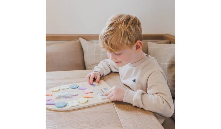 Our Little World Wooden Sensory Clock Puzzle