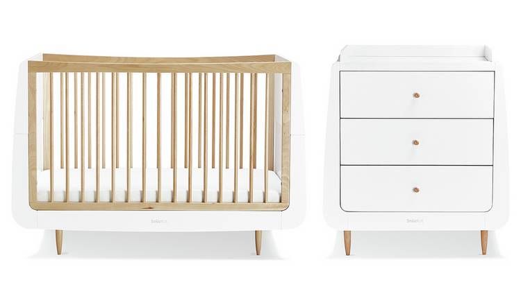 Snuzkot Skandi Cot Bed and Dresser Nursery Set - Natural GOODS Argos