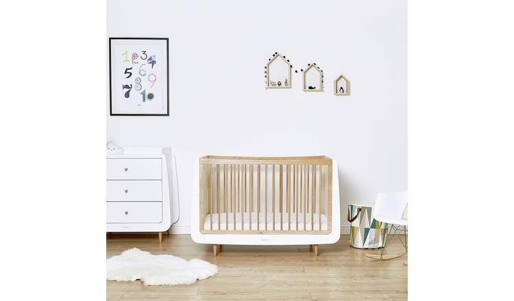 Snuzkot Skandi Cot Bed and Dresser Nursery Set - Natural GOODS Argos