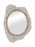 Libra Interiors Gold Miel mirror Medium, imported from the UK