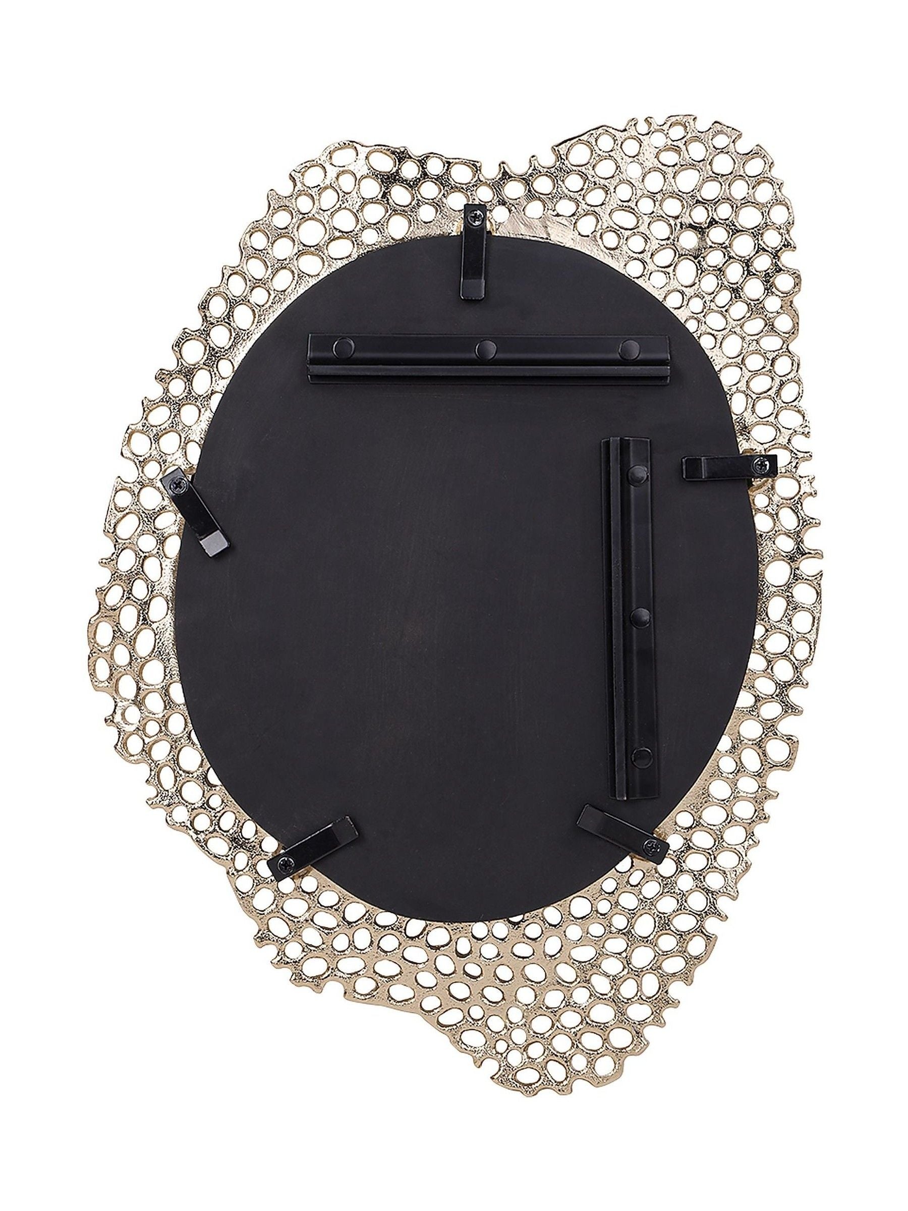 Libra Interiors Gold Miel mirror Medium, imported from the UK