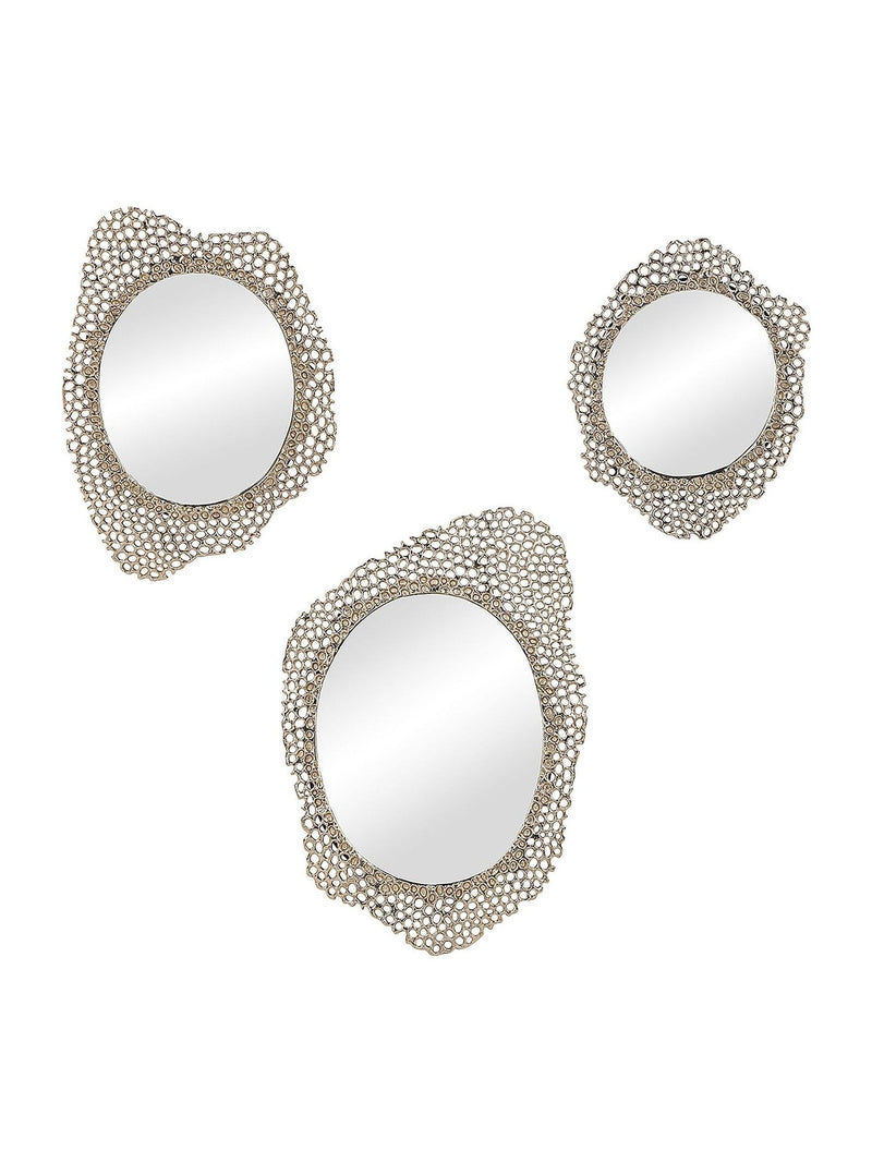 Libra Interiors Gold Miel mirror Medium, imported from the UK