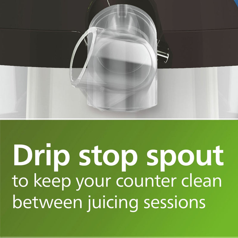 Philips HR1855 Spin Juicer Black, imported from the UK