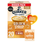 Quaker Oat So Simple Family Pack Golden Syrup Porridge Sachets Cereal   20 per pack GOODS M&S   