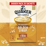 Quaker Oat So Simple Family Pack Golden Syrup Porridge Sachets Cereal   20 per pack GOODS M&S   