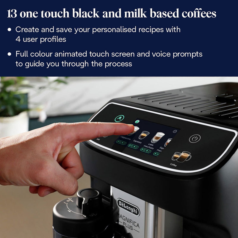De'Longhi Magnifica Plus coffee machine, imported from the UK